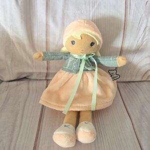 Kaloo Tendresse Chloe Plush Fabric Doll My First Blonde Blue 11 Inch 2021